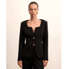 Sloane Collarless Blazer : Forever New
