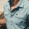 H Bar B Snapshirt Smoke Blue : Howler Bros