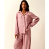 Soft Brushed Woven Pajama Top - Stripe And Stare