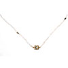 Square Beaded Gold Vermel Necklace | Shanagulati.com