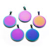 Steel Pendants Flat : Mybeadsfindings.com