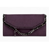 Stella McCartney Falabella Dark Purple Clutch : The Solist