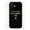 Story Mode Is My Social Life Phone Case : TeePublic