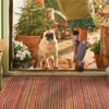 Stripe Washable Doormat : HugRug