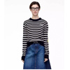 Striped Crewneck | Marcjacobs.com