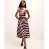 Striped Midi Dress - Ann Taylor