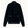 Suede Bomber Jacket , FrescobolCarioca