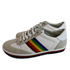 Rainbow Leather Sneakers | Dallasdesignerhandbags.com
