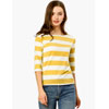 T-Shirt Casual Boat Neck Slim Fit Tee : Allegra K