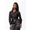 Tamika Women's Sheer Lace Blouse : Diyanu