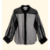 Tate Bell-Sleeve Chiffon Shirt | Allthreestudio.com 