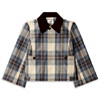 The Cropped Plaid Mac Coat | FrameStore