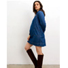 The Drapey Denim Mini Dress - Hatchcollection.com