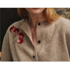Theodora Pomegranate Knit Cardigan : Markarian-nyc.com