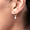 Tiny Pearl Hoops : Kate And Kole