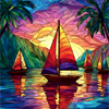 Tropical Sailing 500 Piece Jigsaw Puzzle : SpringbokPuzzle