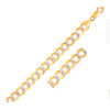Two Tone Gold Pave Curb Chain | Justinkyne.com
