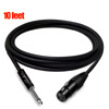 Mono Jack Unbalanced Cable – Black | Ranchguitar.com