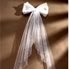 Understated Bow Veil : Sweetv.com