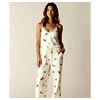 V Neck Leopard Print Cami Pajama Set - The Omfort