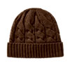 Camel Vail Cable Knit Beanie | Heidiklein.com