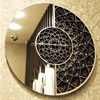 Wall Art Clock And Mirror | Livendecor.com