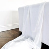 White Chiffon Fabric Drape : Careyou