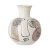White Stoneware Vase , Beaumonde.co.uk