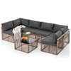 Wicker Outdoor Sectional Sofa | Pamapic.com