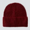 Wine Chunky Rib Beanie - Prism Boutique