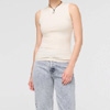 Ribbed Pima High Neck Tank : Duer