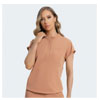 Womens Stand Collar : KungFu Scrubs