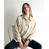 Women's Woven Cashmere Overshirt | NPeal