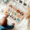 Personalized Wooden Name Puzzle : Woodemon