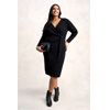 Wrap Detail Knit Dress | BlueIllusion