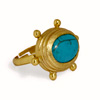 Zand Turquoise Cocktail Ring - Ottomanhands.com