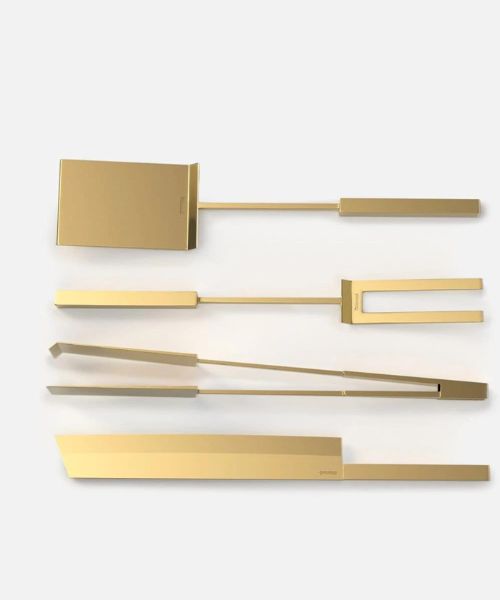 14K Gold BBQ Grill Set