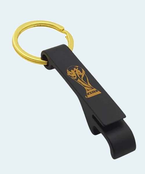 2D Trophy Keychain with Bottle Opener