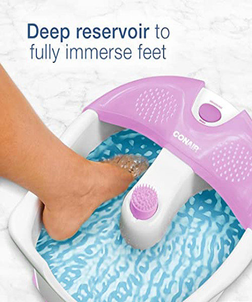 3Conair Pedicure Foot Spa with Soothing Vibration Massage