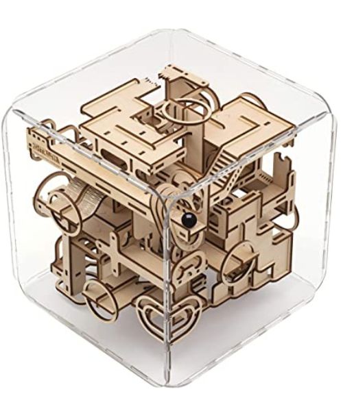 3D Wooden Marble Labyrinth Puzzle Kit