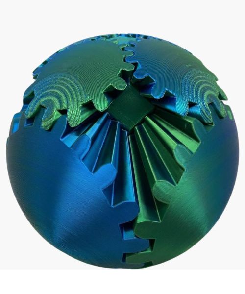 3D Printed Gear Ball Sphere Fidget