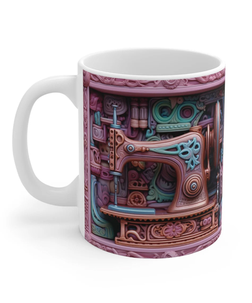 3D Sewing Coffee Mug