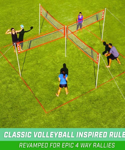 4 Way Volleyball Game Set