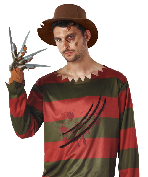 80s Movie Nightmare Killer Costume Mens