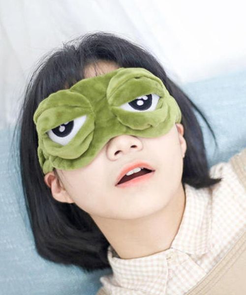 Adjustable Frog Eyes Sleeping Mask