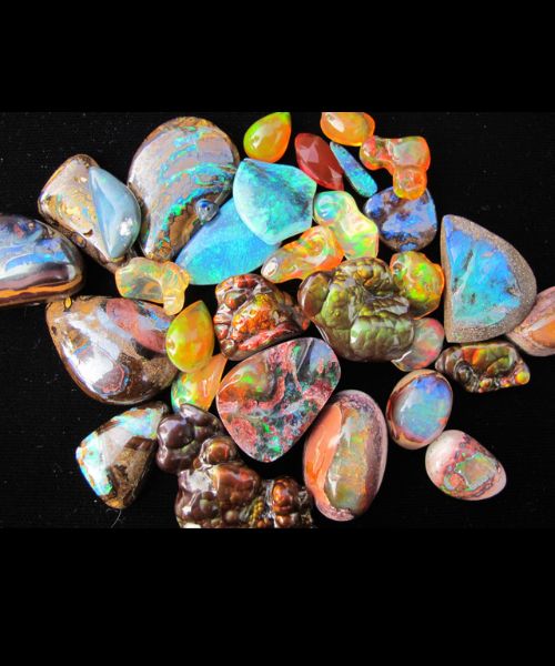 Assorted fire Opals
