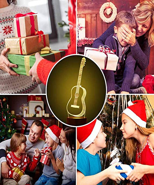 Christmas Gift Guitar 3D