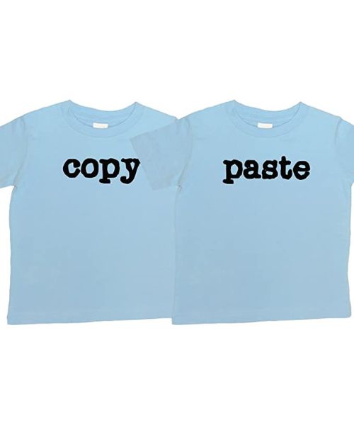 Copy And Paste Twin Shirts