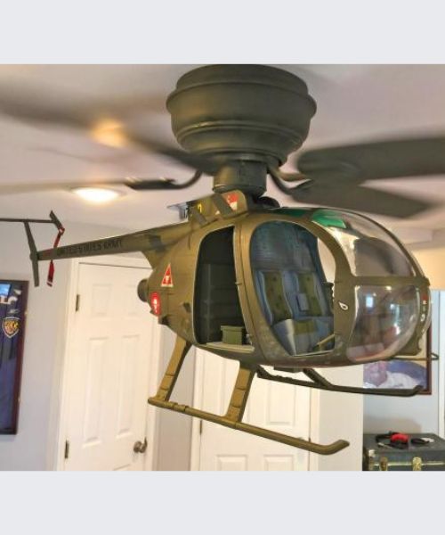 DIY Helicopter Ceiling Fan