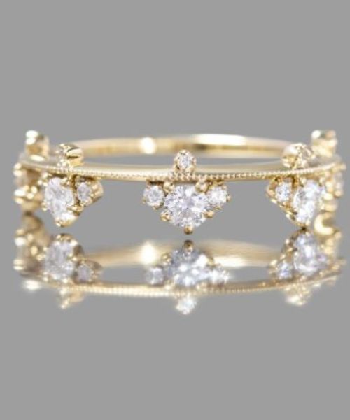 Diamond Crown Ring 